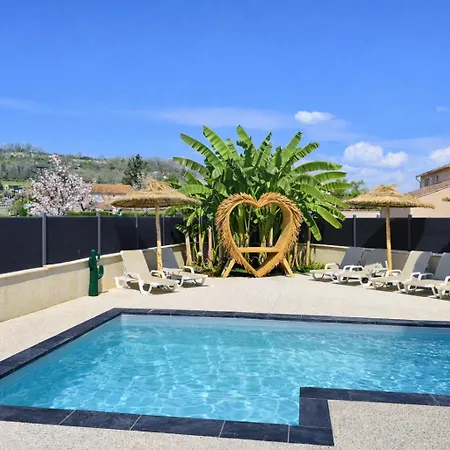 Villa Sublime Des Oliviers - Piscine Chauffee, Espace Detente, Baby-foot, Cuisine Exterieure - Proche D'agen *