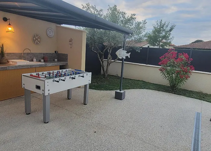 Sublime Villa Des Oliviers - Piscine Chauffee, Espace Detente, Baby-Foot, Cuisine Exterieure - Proche D'Agen * Bon-Encontre